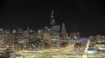 Weather camera view of UIC - University of Illinois Chicago.