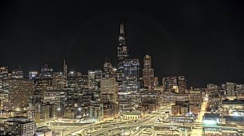 Weather camera view of UIC - University of Illinois Chicago.