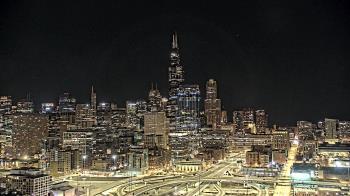 Weather camera view of UIC - University of Illinois Chicago.