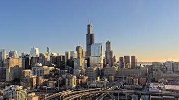Weather camera view of UIC - University of Illinois Chicago.