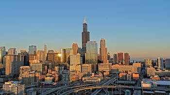 Weather camera view of UIC - University of Illinois Chicago.
