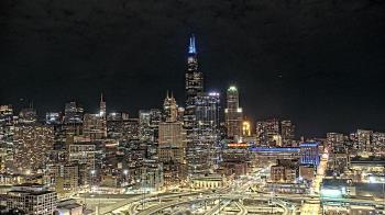 Weather camera view of UIC - University of Illinois Chicago.