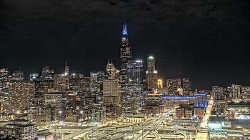 Weather camera view of UIC - University of Illinois Chicago.