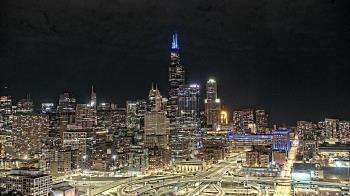 Weather camera view of UIC - University of Illinois Chicago.