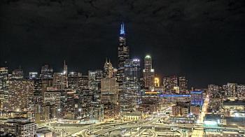 Weather camera view of UIC - University of Illinois Chicago.