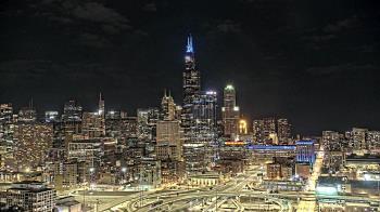 Weather camera view of UIC - University of Illinois Chicago.