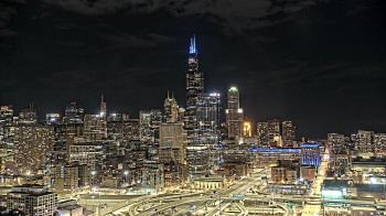 Weather camera view of UIC - University of Illinois Chicago.