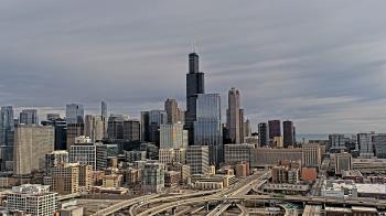 Weather camera view of UIC - University of Illinois Chicago.