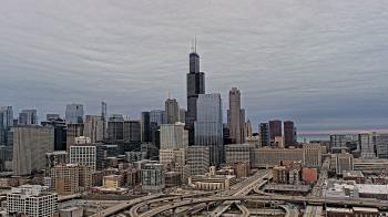 Weather camera view of UIC - University of Illinois Chicago.