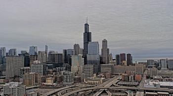 Weather camera view of UIC - University of Illinois Chicago.