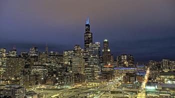 Weather camera view of UIC - University of Illinois Chicago.