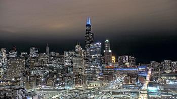 Weather camera view of UIC - University of Illinois Chicago.