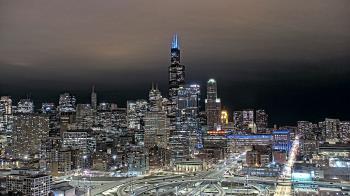 Weather camera view of UIC - University of Illinois Chicago.