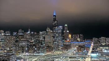 Weather camera view of UIC - University of Illinois Chicago.
