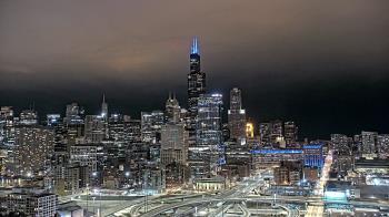 Weather camera view of UIC - University of Illinois Chicago.