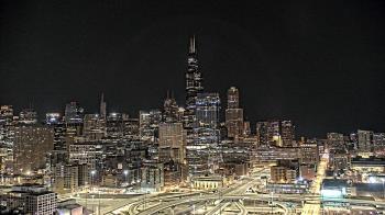 Weather camera view of UIC - University of Illinois Chicago.