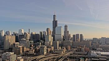 Weather camera view of UIC - University of Illinois Chicago.