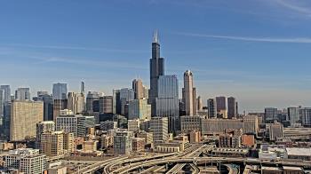 Weather camera view of UIC - University of Illinois Chicago.