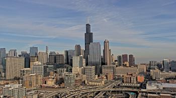 Weather camera view of UIC - University of Illinois Chicago.