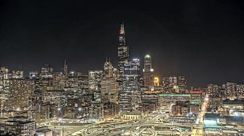 Weather camera view of UIC - University of Illinois Chicago.