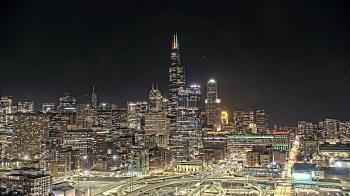 Weather camera view of UIC - University of Illinois Chicago.