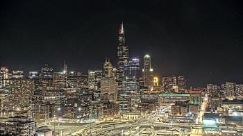 Weather camera view of UIC - University of Illinois Chicago.