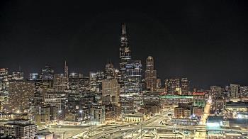 Weather camera view of UIC - University of Illinois Chicago.