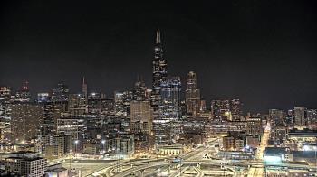 Weather camera view of UIC - University of Illinois Chicago.