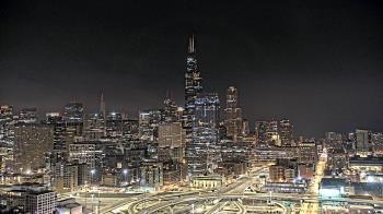 Weather camera view of UIC - University of Illinois Chicago.