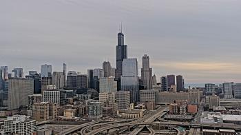Weather camera view of UIC - University of Illinois Chicago.