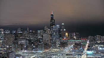 Weather camera view of UIC - University of Illinois Chicago.