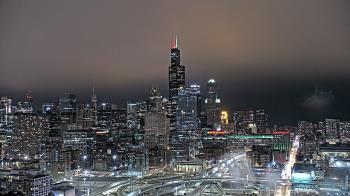 Weather camera view of UIC - University of Illinois Chicago.