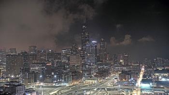 Weather camera view of UIC - University of Illinois Chicago.