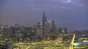 Weather camera view of UIC - University of Illinois Chicago.