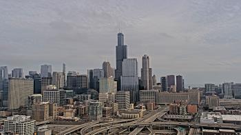 Weather camera view of UIC - University of Illinois Chicago.
