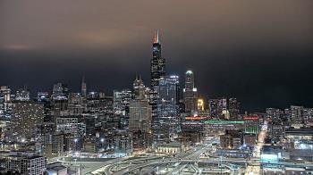 Weather camera view of UIC - University of Illinois Chicago.