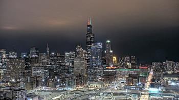 Weather camera view of UIC - University of Illinois Chicago.