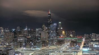 Weather camera view of UIC - University of Illinois Chicago.