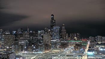 Weather camera view of UIC - University of Illinois Chicago.