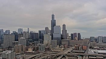 Weather camera view of UIC - University of Illinois Chicago.