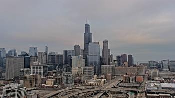 Weather camera view of UIC - University of Illinois Chicago.
