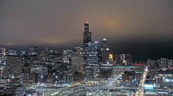 Weather camera view of UIC - University of Illinois Chicago.