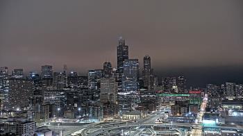 Weather camera view of UIC - University of Illinois Chicago.