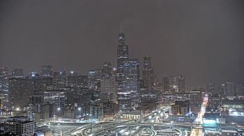 Weather camera view of UIC - University of Illinois Chicago.