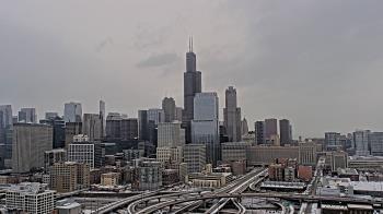 Weather camera view of UIC - University of Illinois Chicago.