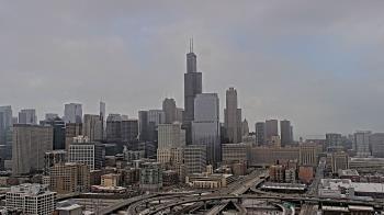 Weather camera view of UIC - University of Illinois Chicago.