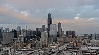 Weather camera view of UIC - University of Illinois Chicago.