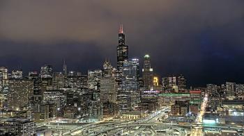 Weather camera view of UIC - University of Illinois Chicago.