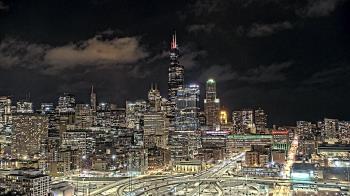 Weather camera view of UIC - University of Illinois Chicago.