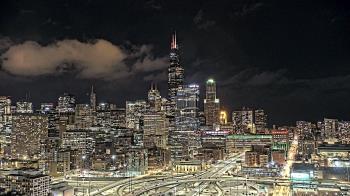 Weather camera view of UIC - University of Illinois Chicago.